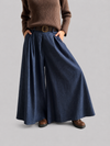 Pantalón palazzo Denim con cinto