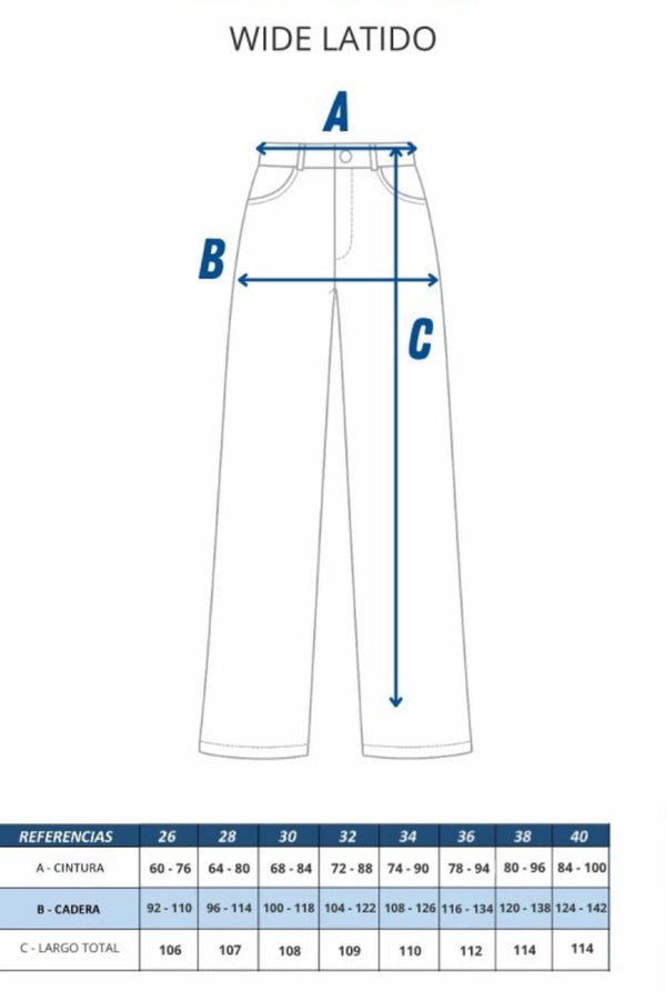 Wide leg latidos