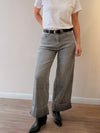 Jeans Palazzo pant con cinto