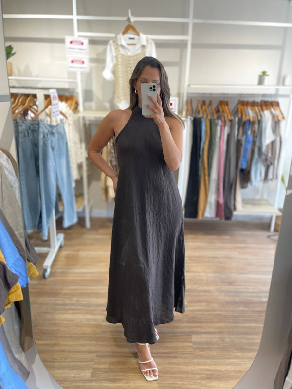 Vestido lino Mónaco