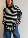 Sweater a rayas largo