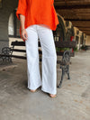 Wide leg blanco