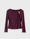 Remera aplique metal