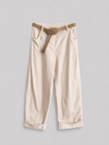 Pantalón con cinto Italia