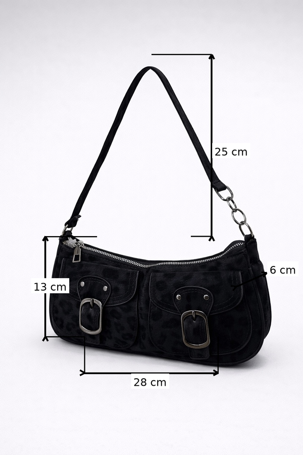 Cartera hebilla print