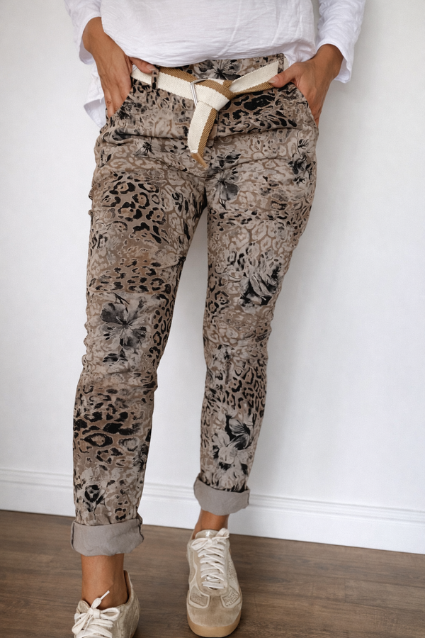 Pantalón animal print