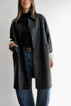 Chaqueta trench ecocuero