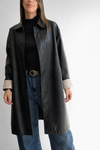 Chaqueta trench ecocuero