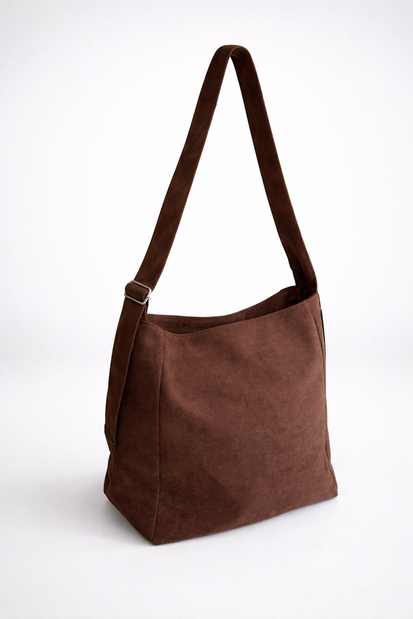 Bolso chocolate asa regulable