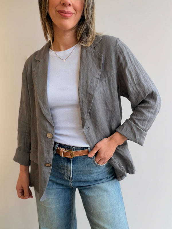 Blazer lino clásico