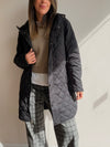 Campera larga capitoneada