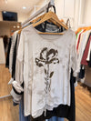 Remera estampa flor