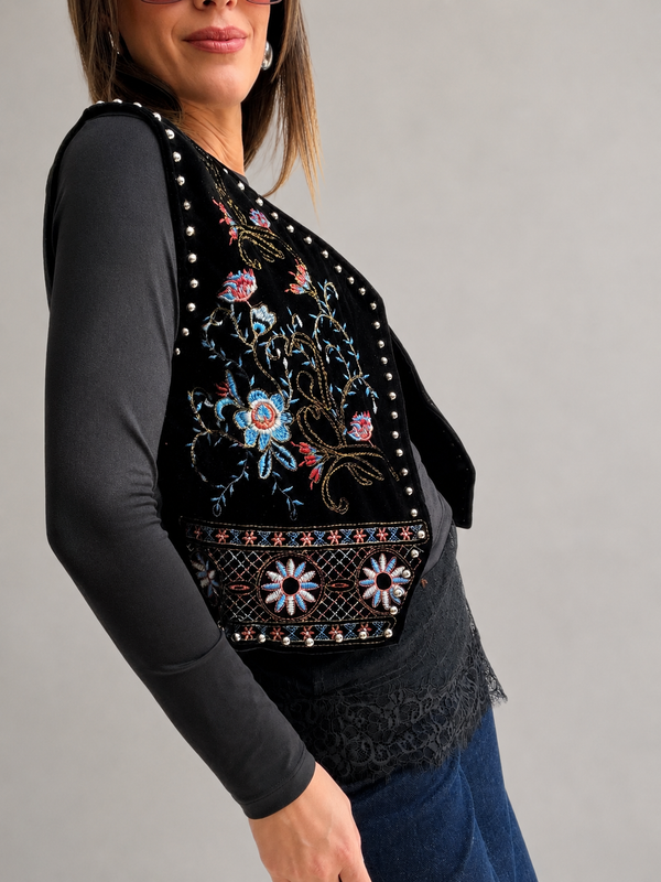 Chaleco Boho Velvet