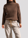 Polera Tejida Chocolate