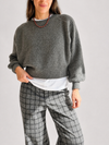 Sweater tejido clásico fit cintura