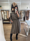 Vestido pana largo