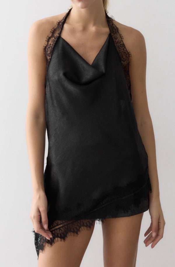 Blusa/Vestido Lencero Encaje