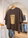 Remerón oversize con estampa