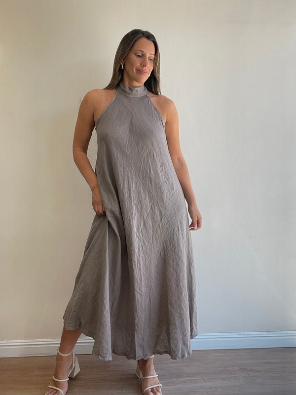 Vestido lino Mónaco