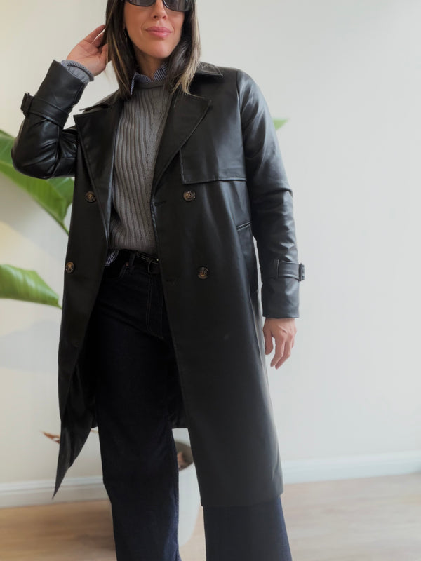 Trench ecocuero