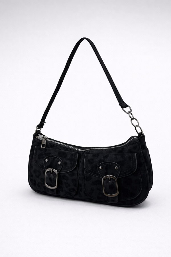 Cartera hebilla print