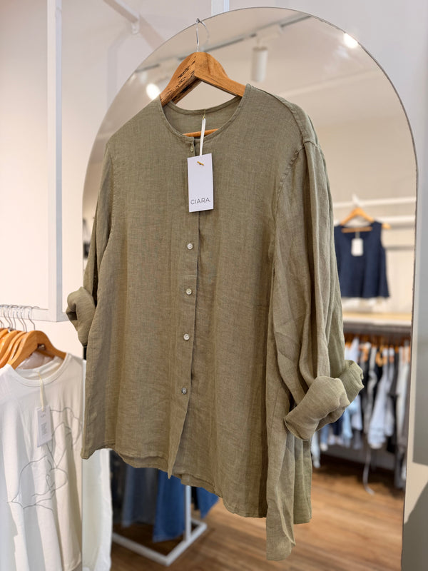 Camisa lino Aura