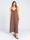 Vestido Lino Flecos