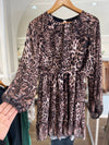 Vestido print corto