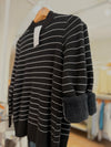 Sweater rayas pelo interno