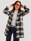 Chaqueta larga a cuadros