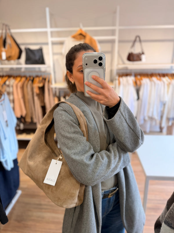 Cartera beige