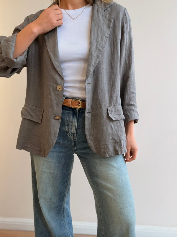 Blazer lino clásico