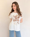 Remera ramo flores