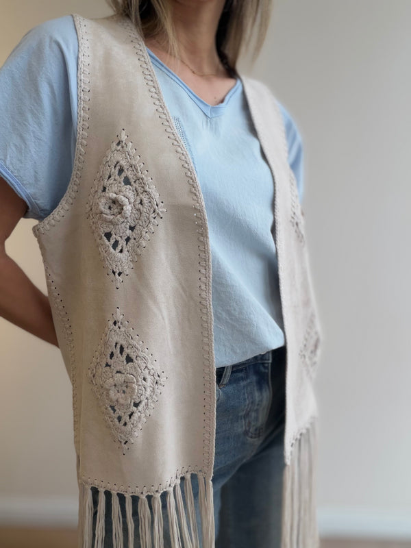 Chaleco Bohemio Crochet
