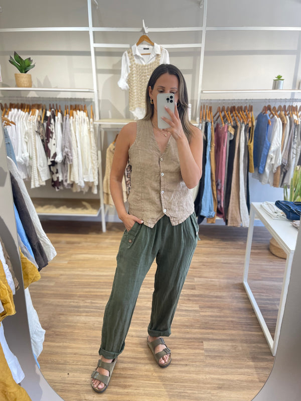 Pantalón lino Lisboa