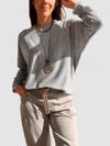 Tejido fino oversize con collar