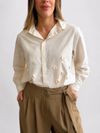 Camisa Apliques de Algodón