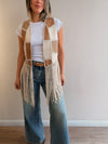 Chaleco Flecos Boho
