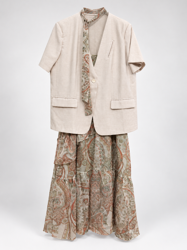 Conjunto vestido y chaqueta