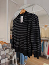 Sweater rayas pelo interno