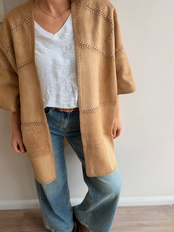 Kimono Efecto Gamuza