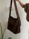 Bolso chocolate asa regulable