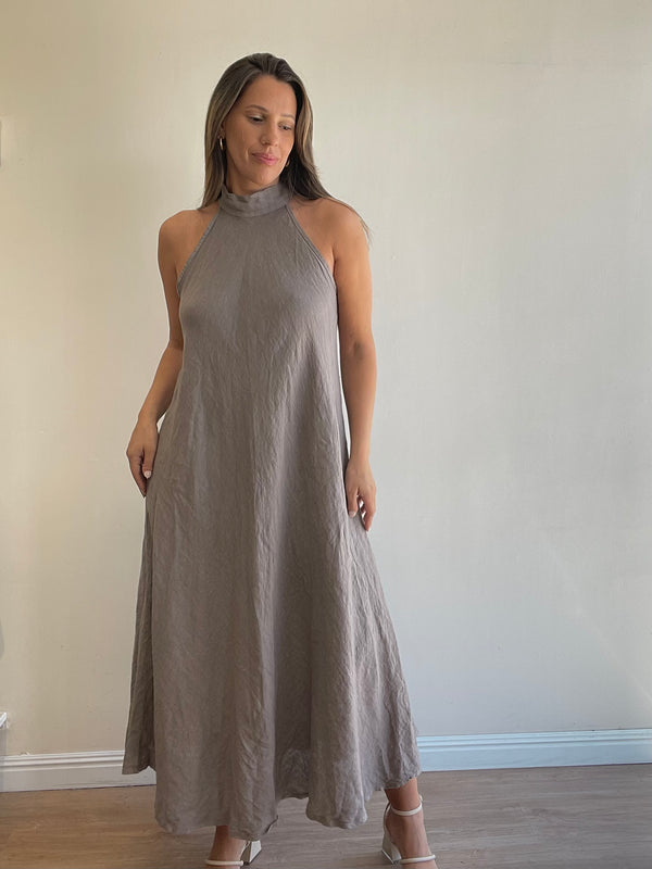 Vestido lino Mónaco