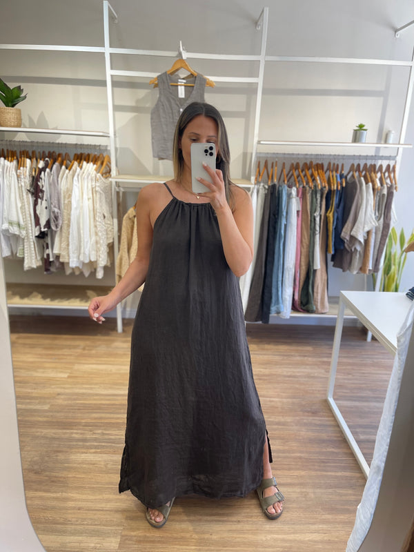 Vestido lino Ibiza