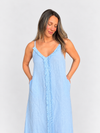 Vestido Lino Flecos
