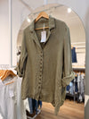 Camisa lino botonera