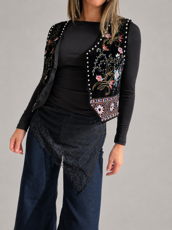 Chaleco Boho Velvet