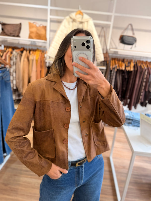 Chaqueta Camel Vintage