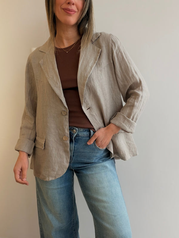 Blazer lino clásico