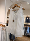 Blusa peplum con collar